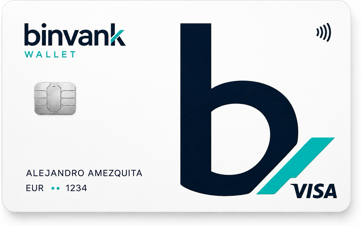 Tarjeta Visa Binvank vinculada a wallet self-custody