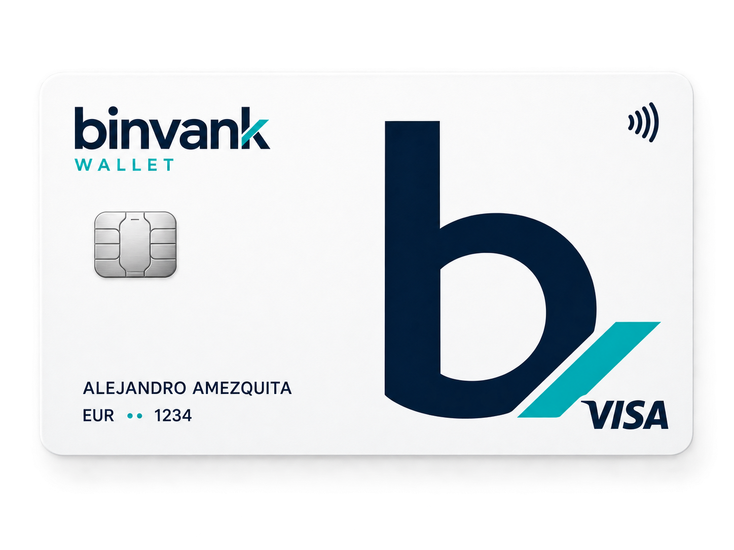 Tarjeta Visa Classic de binvank Wallet vinculada a wallet self-custody